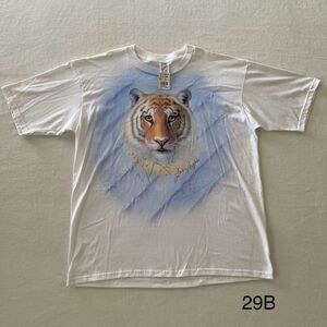 NWT Vintage Nature Tiger Las Vegas T Shirt Size XL 50/50 Heavyweight Jerzees USA